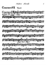12 Concertos à cinque, Konzerte Nr.7-12 – Oboe II