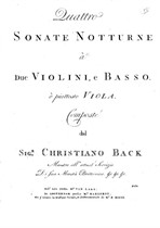 4 Trio Sonaten - Violoncello